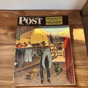 Vintage Saturday Evening Post Magazine || Portland Oregon